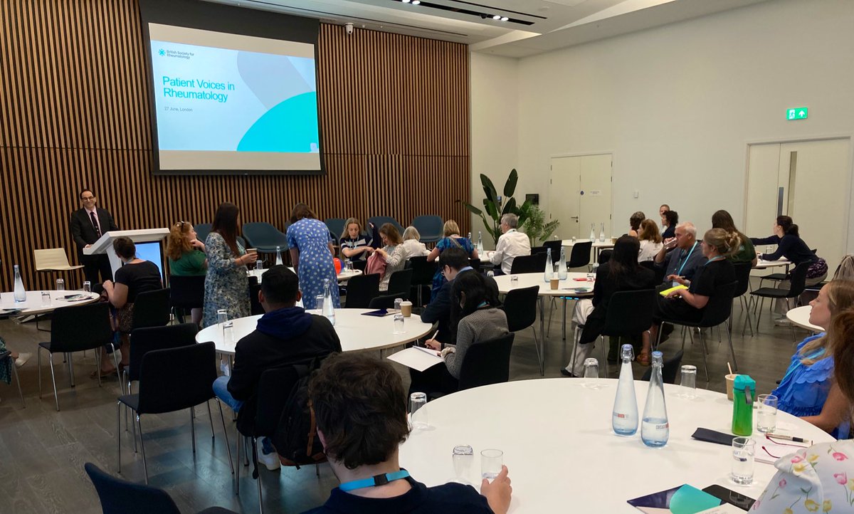 BSR (@rheumatologyuk) on Twitter photo Today we're excited to bring patient voices to the forefront at our #PatientVoices in #Rheumatology Conference at the London <a href="/ChicagoBooth/">Chicago Booth</a>.
<a href="/VersusArthritis/">Versus Arthritis</a> <a href="/TeapotTrust/">Teapot Trust</a> <a href="/vascuk/">Vasculitis - In memory of John Mills MBE 💙💚</a> <a href="/NRAS_UK/">NRAS</a> <a href="/NASSexercise/">NASS</a> <a href="/birdbathcharity/">Bath Institute for Rheumatic Diseases (BIRD)</a> <a href="/WeAreARMA/">ARMA</a> <a href="/IronOverloadUK/">Haemochromatosis UK</a> <a href="/Arthritis_ACTN/">Arthritis Action</a> <a href="/SjogrensUK/">Sjögren's UK</a> Today we're excited to bring patient voices to the forefront at our #PatientVoices in #Rheumatology Conference at the London <a href="/ChicagoBooth/">Chicago Booth</a>.
<a href="/VersusArthritis/">Versus Arthritis</a> <a href="/TeapotTrust/">Teapot Trust</a> <a href="/vascuk/">Vasculitis - In memory of John Mills MBE 💙💚</a> <a href="/NRAS_UK/">NRAS</a> <a href="/NASSexercise/">NASS</a> <a href="/birdbathcharity/">Bath Institute for Rheumatic Diseases (BIRD)</a> <a href="/WeAreARMA/">ARMA</a> <a href="/IronOverloadUK/">Haemochromatosis UK</a> <a href="/Arthritis_ACTN/">Arthritis Action</a> <a href="/SjogrensUK/">Sjögren's UK</a>