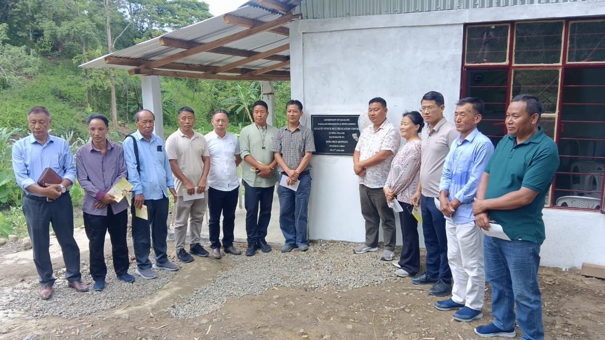 The Quality Stock Multiplication Centre was inaugurated at Mima Village by NBHM Chairman Shri Obed Quinker on 26 June 2025 to boost bee stock quality and promote sustainable beekeeping across Kohima. #NBHM #NagalandHoney #MimaVillage