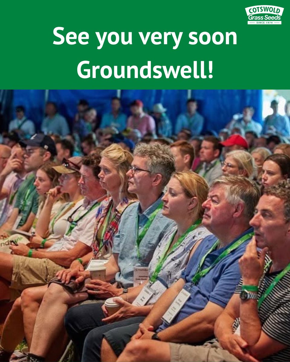 Cotswold Seeds (@cotswoldseeds) on Twitter photo Are you going to Groundswell this year 🌱?
Sam and Lizzie from our team will be there both days 🥳! Come and say hello at our stand - D30, next to the herbal ley.
See you there 👋!!
#groundswell #herballey #sustainableag #soilhealthuk <a href="/FarmCO2Toolkit/">Farm Carbon Toolkit</a> <a href="/InnovationforAg/">Innovation for Agriculture</a> Are you going to Groundswell this year 🌱?
Sam and Lizzie from our team will be there both days 🥳! Come and say hello at our stand - D30, next to the herbal ley.
See you there 👋!!
#groundswell #herballey #sustainableag #soilhealthuk <a href="/FarmCO2Toolkit/">Farm Carbon Toolkit</a> <a href="/InnovationforAg/">Innovation for Agriculture</a>