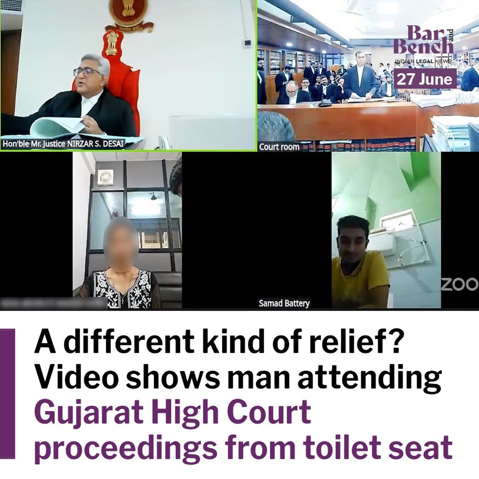 The Man had more hope in a toilet for relief…
than in the Indian Judiciary.

One at least offers some relief.
The other only delivers delays, depression, &amp; destruction.
#JudiciaryGetWellSoon #JusticeJoke