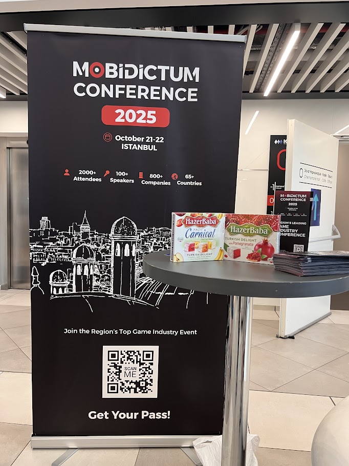Mobidictum is live in Burgas for the Black Sea Game Summit 2025!

We came with Turkish Delights, and a genuine interest in the Balkans’ growing game industry.

Our founder is attending as well, meeting peers and partners from across the region.

Already curious about what’s