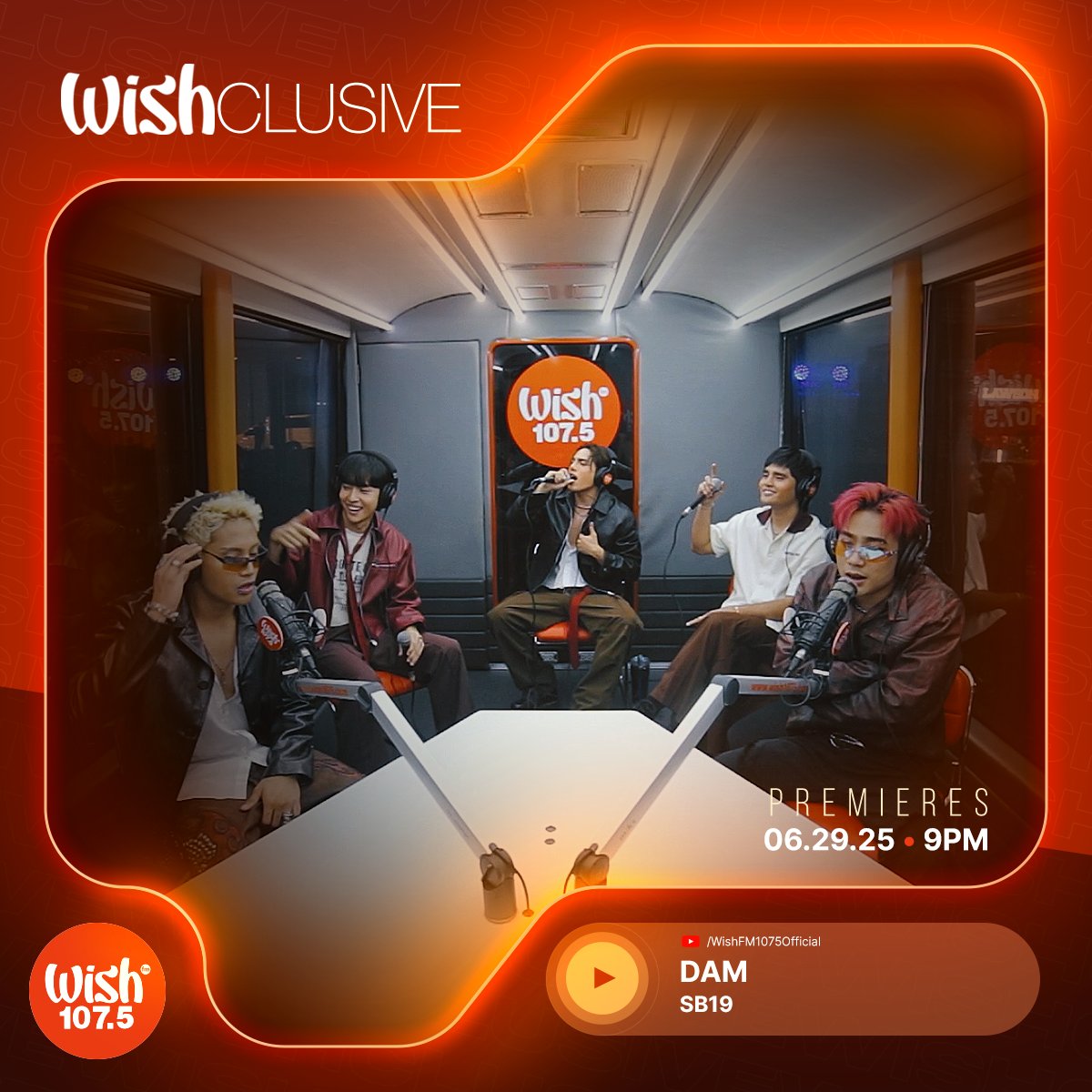 Wish FM 107.5 (@wish1075) on Twitter photo 🎶 Bakit ba nagkagan'to ang daming tukso
Bawat hakbang laging may gulo 🎶
DAM Wish Bus version arrives TOMORROW!
Catch <a href="/SB19Official/">SB19 Official</a>'s newest Wishclusive tomorrow at 9 p.m. on our YouTube channel! 🎶 Bakit ba nagkagan'to ang daming tukso
Bawat hakbang laging may gulo 🎶
DAM Wish Bus version arrives TOMORROW!
Catch <a href="/SB19Official/">SB19 Official</a>'s newest Wishclusive tomorrow at 9 p.m. on our YouTube channel!