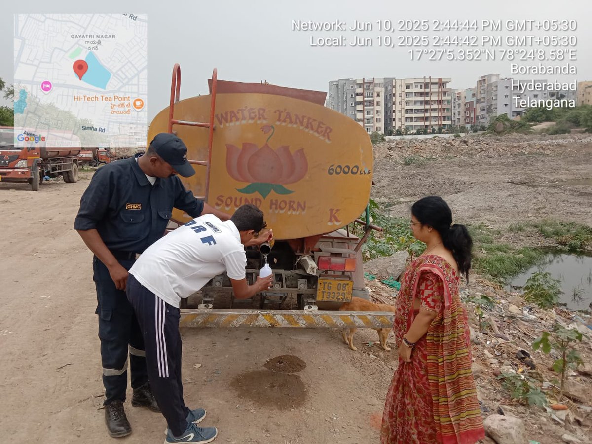 NewsMeter_In's tweet photo. #Hyderabad----
#TGPCB flags deadly lead, cadmium levels in #Madhapur's #SunnamCheruvu
TGPCB tests reveal dangerous levels of #lead, #cadmium, and #nickel in #borewellwater near Sunnam Cheruvu, Madhapur.
Illegal borewells supplying this toxic water to #hostels & #hotels, risking #Students #health.
#HYDRAA plans Rs 10 crore restoration to clean the #lake.
@Comm_HYDRAA
@TelanganaPCB
#Pollution #Health #Students #PCB
#WaterContamination #Madhapur
