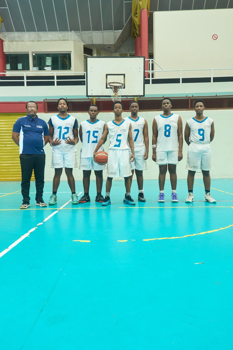 MUTCampus's tweet photo. Our MUT Basketball team hit the court for an exhibition game against DUT as they prep for USSA! 💪🏀 Proud of our squad for showing up with heart and hustle. 🔥

#MUTBasketball #ShapeAndOwnTheFuture https://t.co/X1nTQ6WIXu