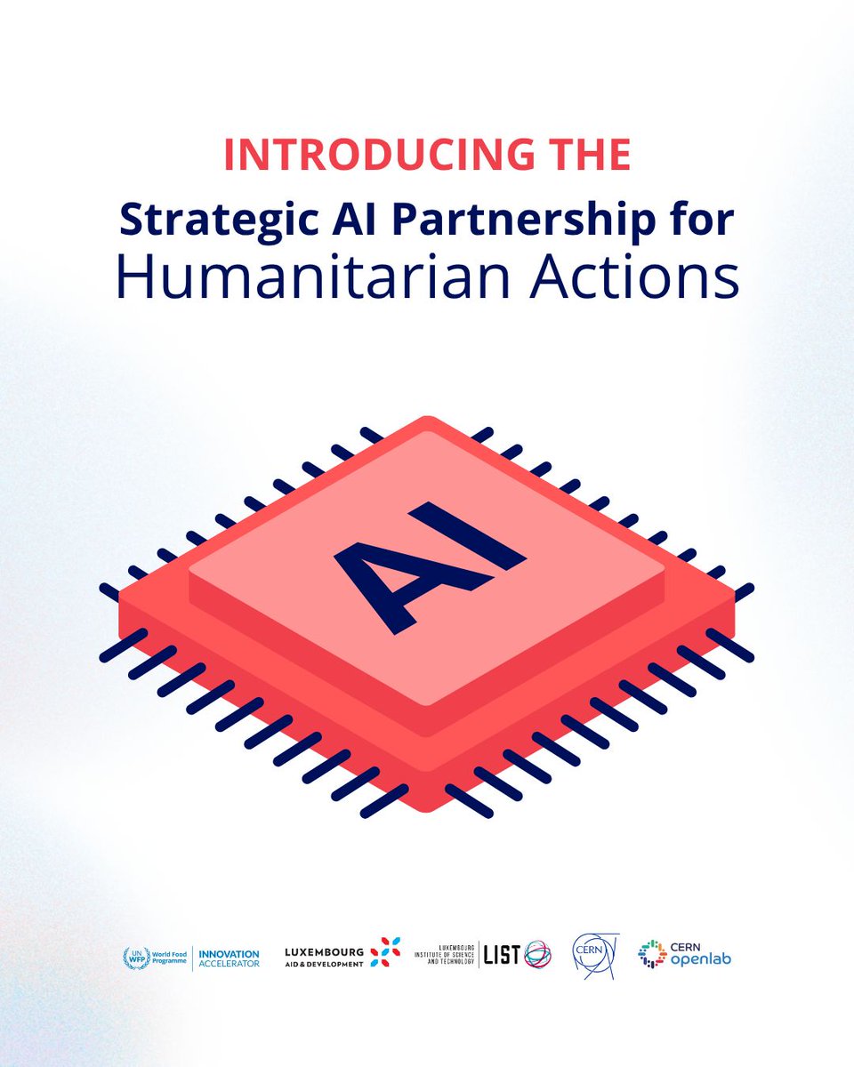WFPInnovation's tweet image. What happens when science meets humanitarian action? 🤖🤝
@WFPInnovation, @CERN @CERNopenlab, @LIST_Luxembourg & @cooperation_lu have teamed up to use AI for faster emergency response & smarter food security solutions.
🔍 More: buff.ly/j4lVZt2
