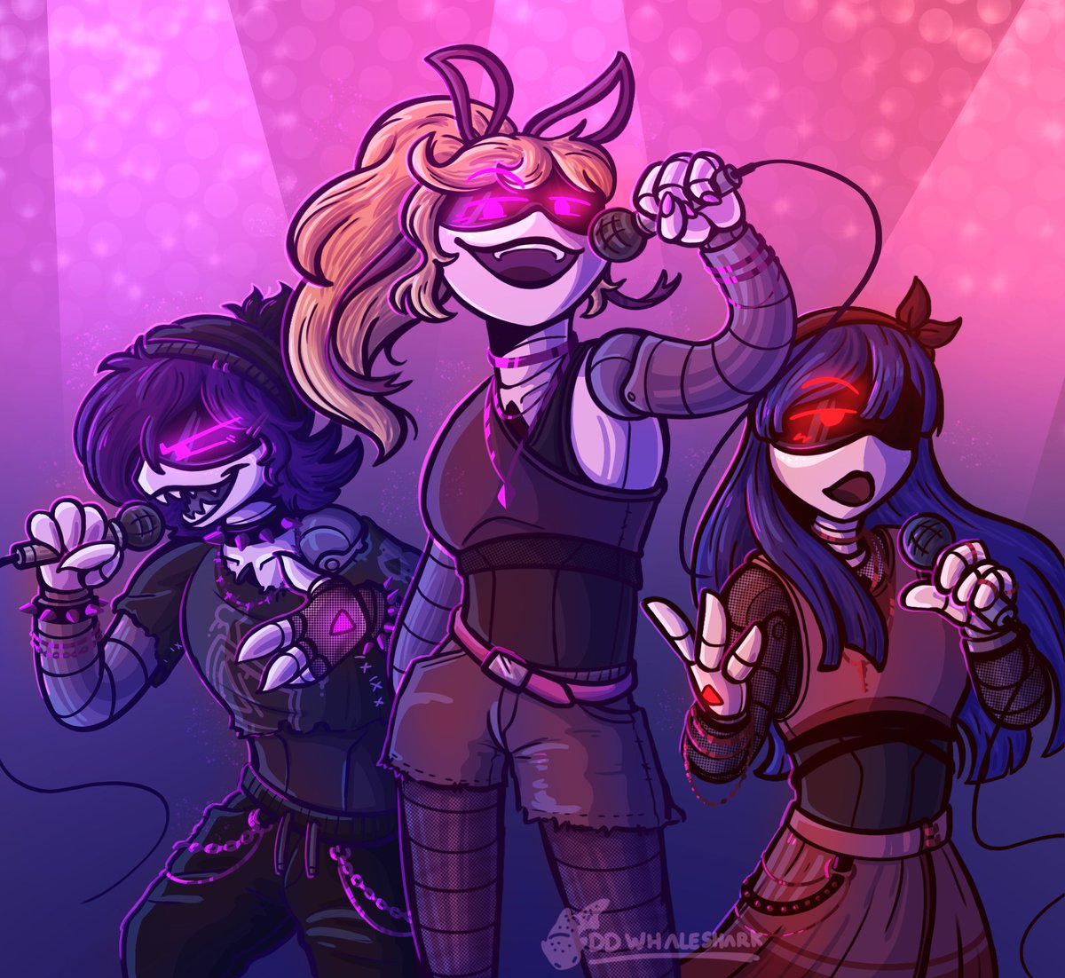 DDwhaleshark's tweet image. Adds yet another au to the list
#MurderDrones #UziDoorman #Lizzy #Doll