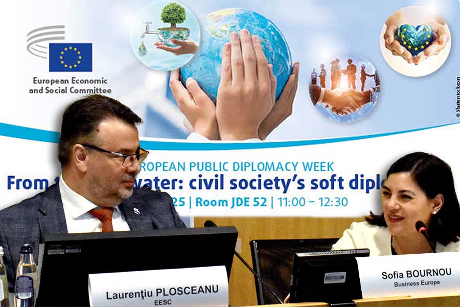 EESC PRESS (@eesc_press) on Twitter photo 🔴<a href="/EU_EESC/">European Economic and Social Committee</a> at EU Public #Diplomacy Week: When official diplomacy has limited outreach due to political or other issues, civil society can provide added value‼️
➡️From international #trade to #water through #Enlargement
📑More👉europa.eu/!CXKRqV
#EUDiplomacy #CivilSociety 🔴<a href="/EU_EESC/">European Economic and Social Committee</a> at EU Public #Diplomacy Week: When official diplomacy has limited outreach due to political or other issues, civil society can provide added value‼️
➡️From international #trade to #water through #Enlargement
📑More👉europa.eu/!CXKRqV
#EUDiplomacy #CivilSociety