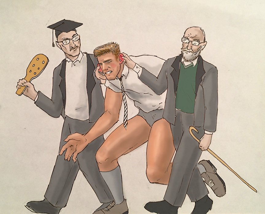 jockspankblog's tweet photo. Matt is an artist featured on Jock-spank a mix of ai and hand drawn. His work features handsome hunky men in skimpy shorts paddled or carded he loves an ear pulling punishment (I do too)
Link below π #jockspank #matt #earpulling #gayspanking https://t.co/SVfoglzKNs