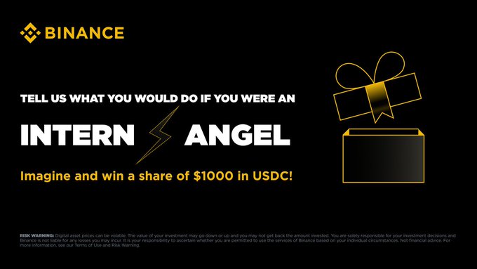 Binance Intern Angel Challenge ポスター