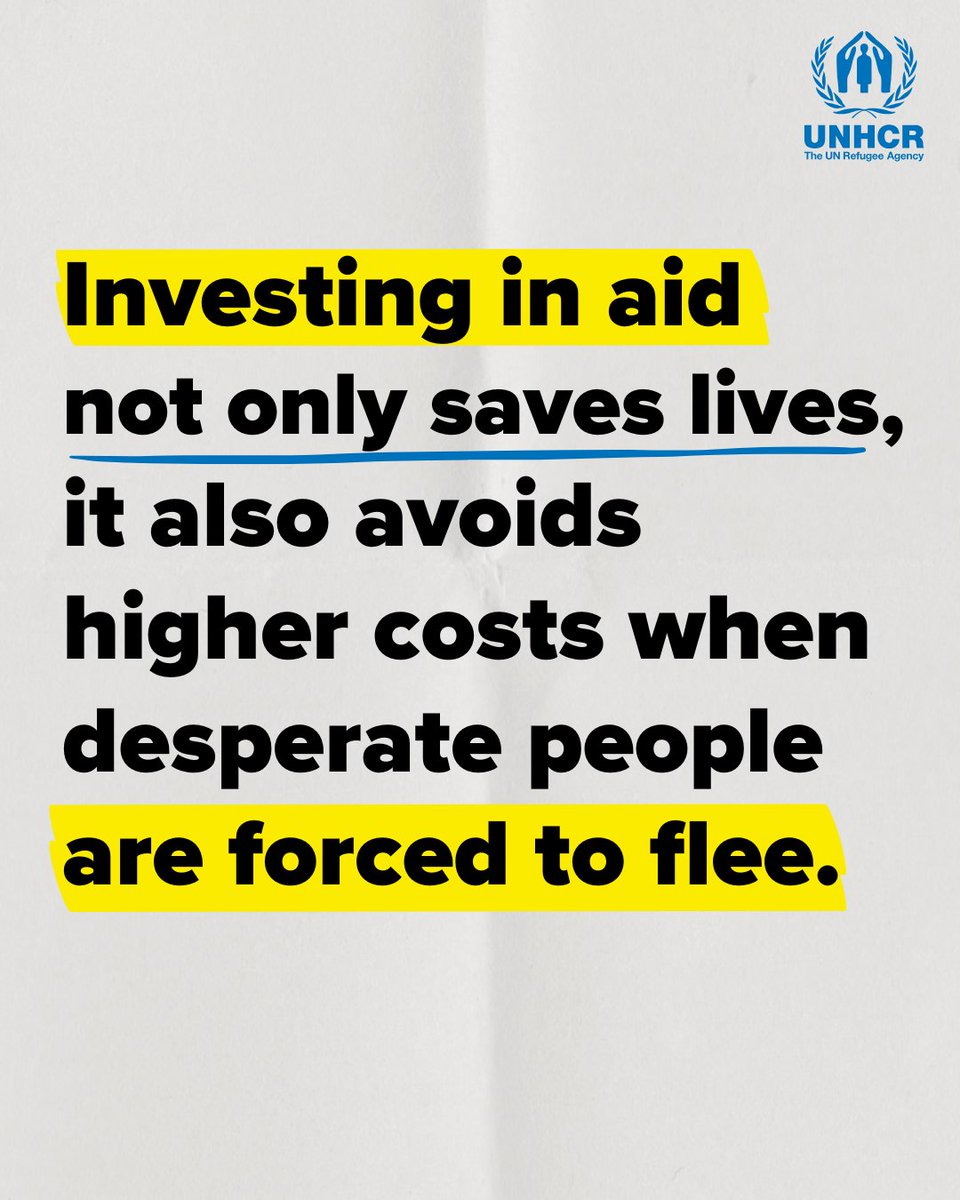 “Although resources are fewer and our capacity to deliver is reduced, we will continue to work hard to respond to emergencies, protect the rights of refugees and pursue solutions.” ~ @‌FilippoGrandi

ℹ️ unh.cr/68501d0f0