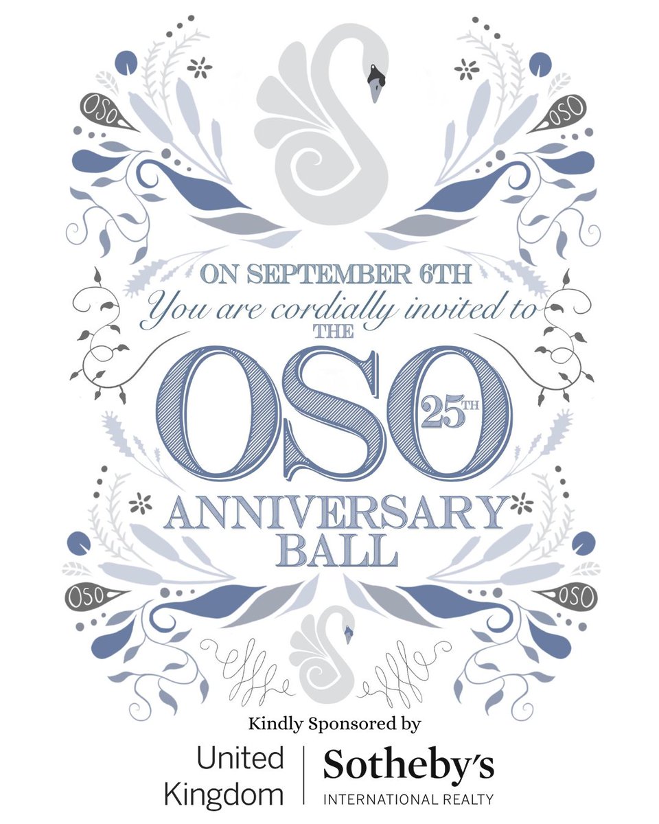 The OSO is 25 years old and we’re gearing up to throw our biggest party yet for 250 guests. On Saturday, 6th September, to mark this incredible milestone, we’re thrilled to be hosting the first ever Ball on Barnes Green.

Book here: osoarts.ticketsolve.com/ticketbooth/sh…
