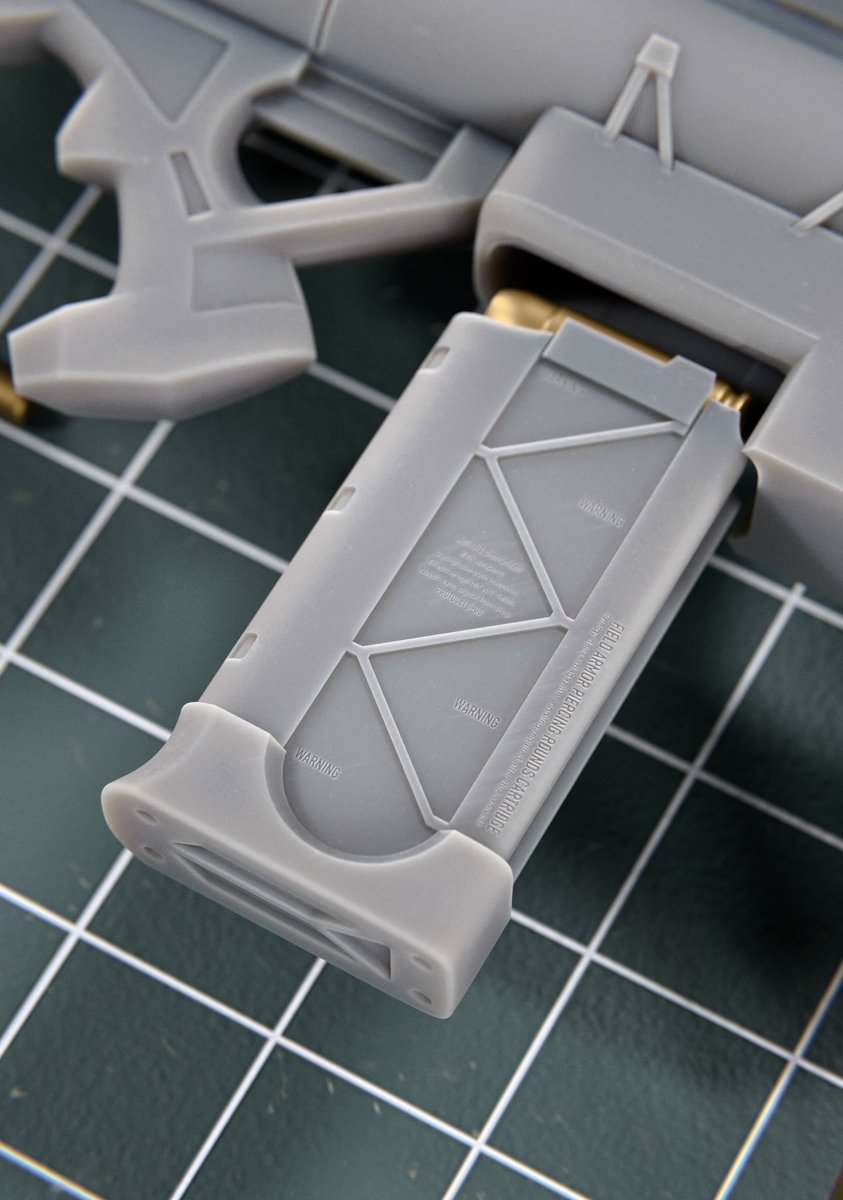 DinnngX's tweet photo. Unit-08β’s Weapon – Sniper Rifle (Short Barrel)
#Evangelion #EVA #Unit08 #GarageKit #3DPrinting #PrototypeModel #EvangelionFigure https://t.co/YDf5xLaXnT