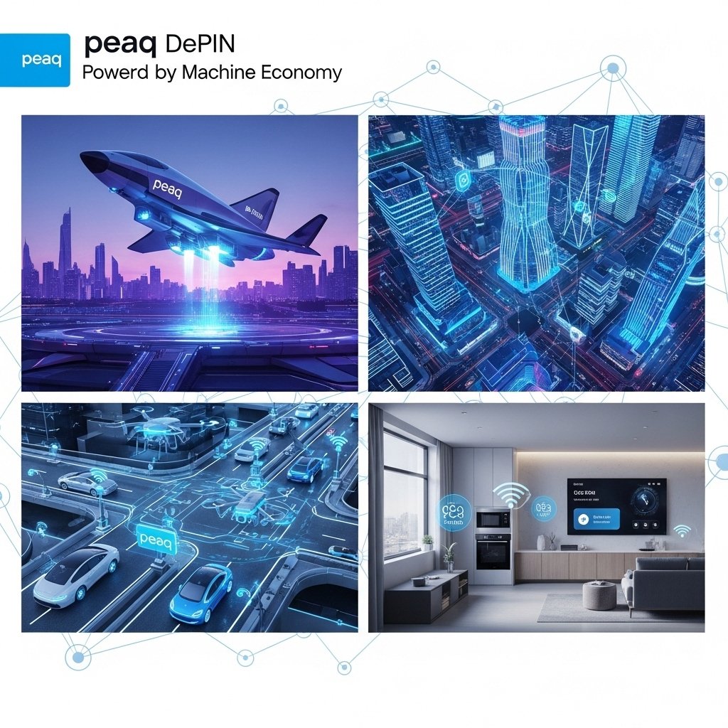 From spaceports to smart homes, highways to skyviews 
this is the future, and it’s powered by #DePIN .

✅All connected. 
✅All decentralized.
✅All on <a href="/peaq/">peaq</a>  ♾️
✅All Real
✅All Machine Economy 🤖🧠

🚀🏙️🛣️🏠

#DePIN #MachineEconomy #RWAs  #Web3 #peaq $peaq #getreal
