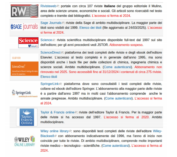 Nicola Giocoli (@ngiocoli) on Twitter photo Immagina di essere un docente o uno studente di <a href="/Unipisa/">Università di Pisa</a> e di voler fare una cosa del tutto inusuale, superflua, quasi arrogante.
Cioè leggere un articolo su una rivista scientifica. Ti colleghi al sistema bibliotecario di ateneo e... questa è la situazione. #tagli #AD1343 Immagina di essere un docente o uno studente di <a href="/Unipisa/">Università di Pisa</a> e di voler fare una cosa del tutto inusuale, superflua, quasi arrogante.
Cioè leggere un articolo su una rivista scientifica. Ti colleghi al sistema bibliotecario di ateneo e... questa è la situazione. #tagli #AD1343
