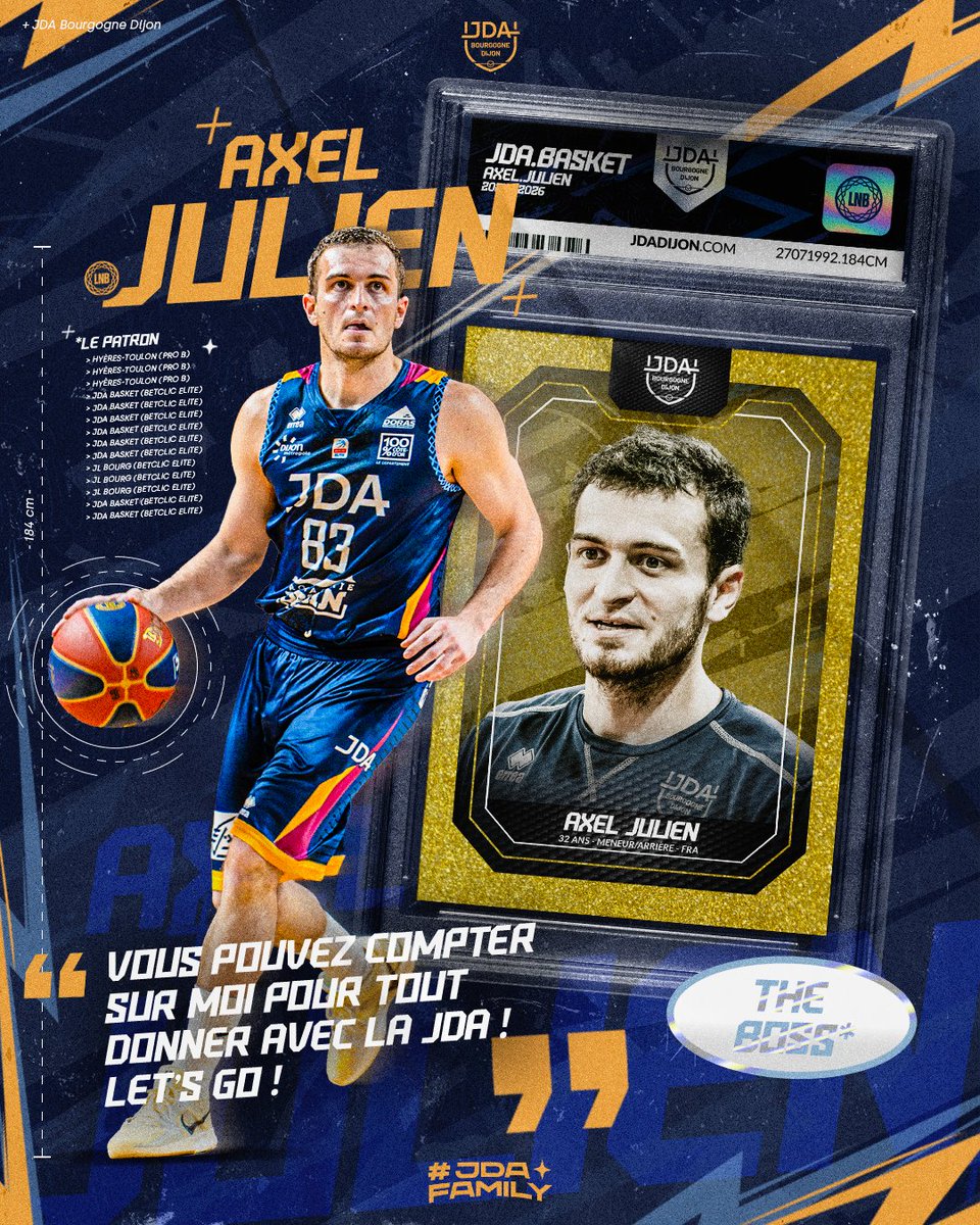 𝗩𝗢𝗨𝗦 𝗣𝗢𝗨𝗩𝗘𝗭 𝗖𝗢𝗠𝗣𝗧𝗘𝗥 𝗦𝗨𝗥 𝗟𝗨𝗜 😤

𝗧𝗵𝗲 𝗯𝗼𝘀𝘀 est prêt pour une nouvelle saison sous les couleurs Dijonnaises ! 💙

#MyJDA #JDAFamily