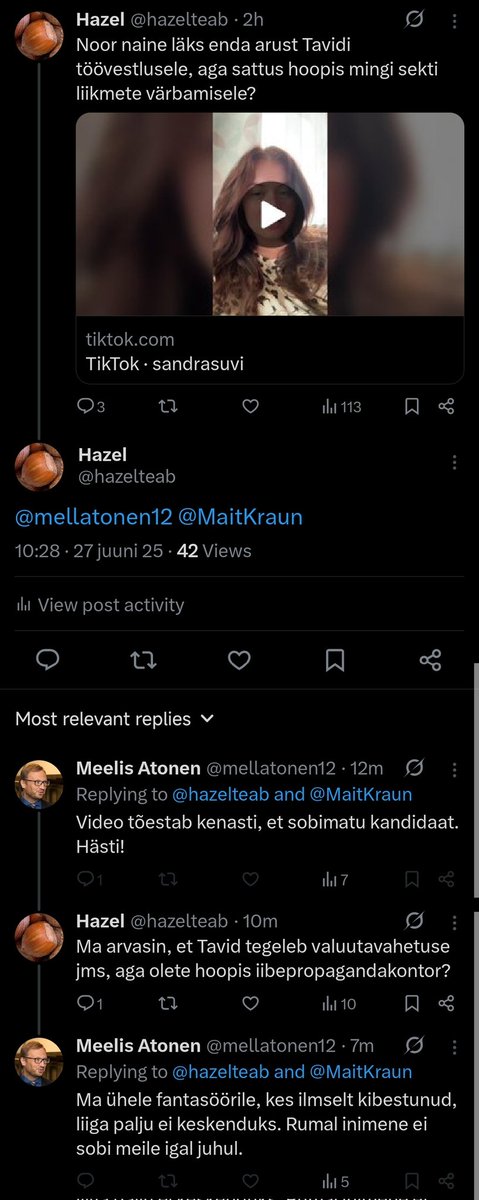 hazelteab's tweet photo. "bitches be lyin"
- Meelis Atonen, Tavidi juhtkonna liige ja kullasuuna juht #tavid #tavex https://t.co/J8SkR1keTb