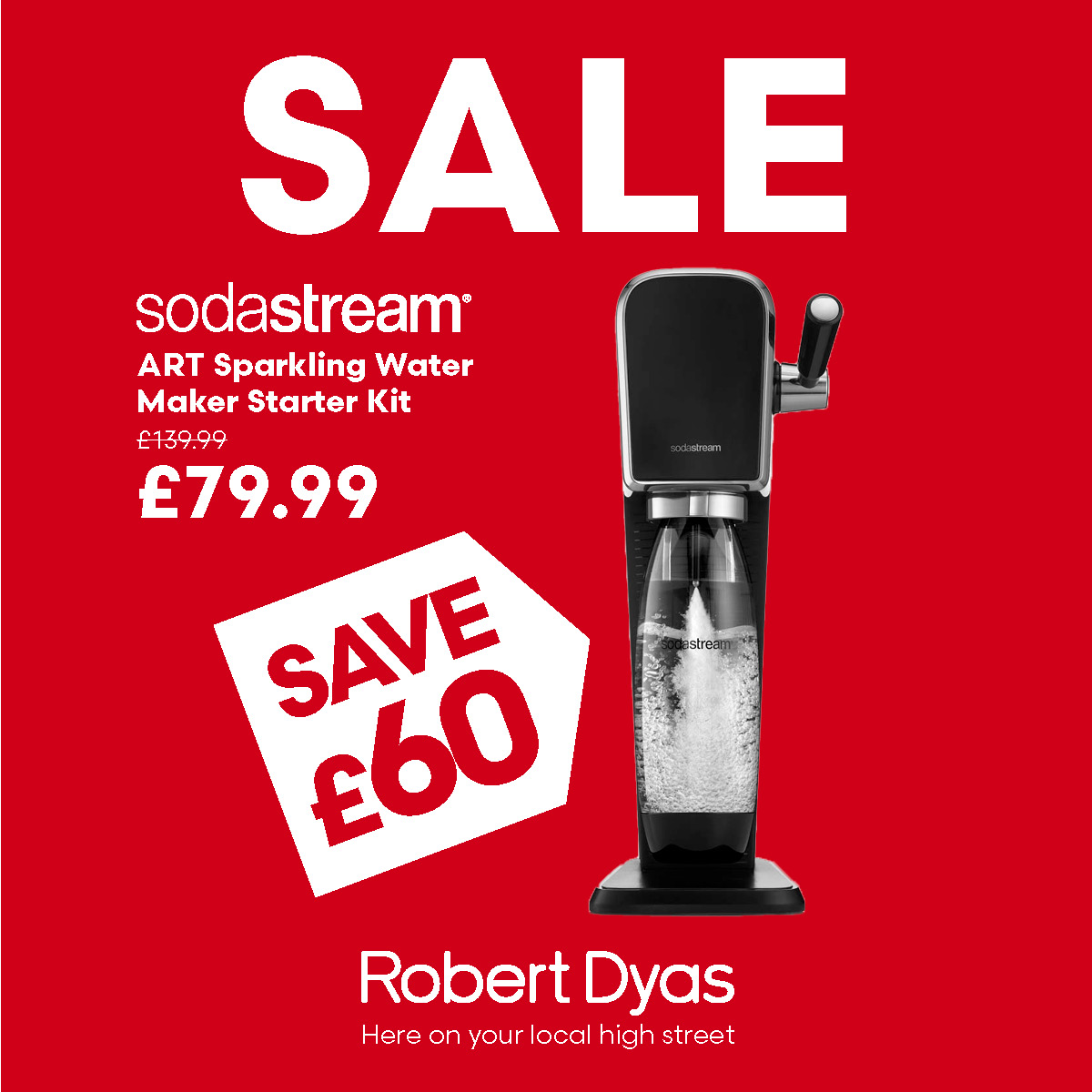 Why buy processed drinks in single-use plastic when you can make your own delicious, healthier version? (Single-use plastic-free!) 

Bring on the bubbles 🫧  

bit.ly/45BojwM #sale #sodastream
