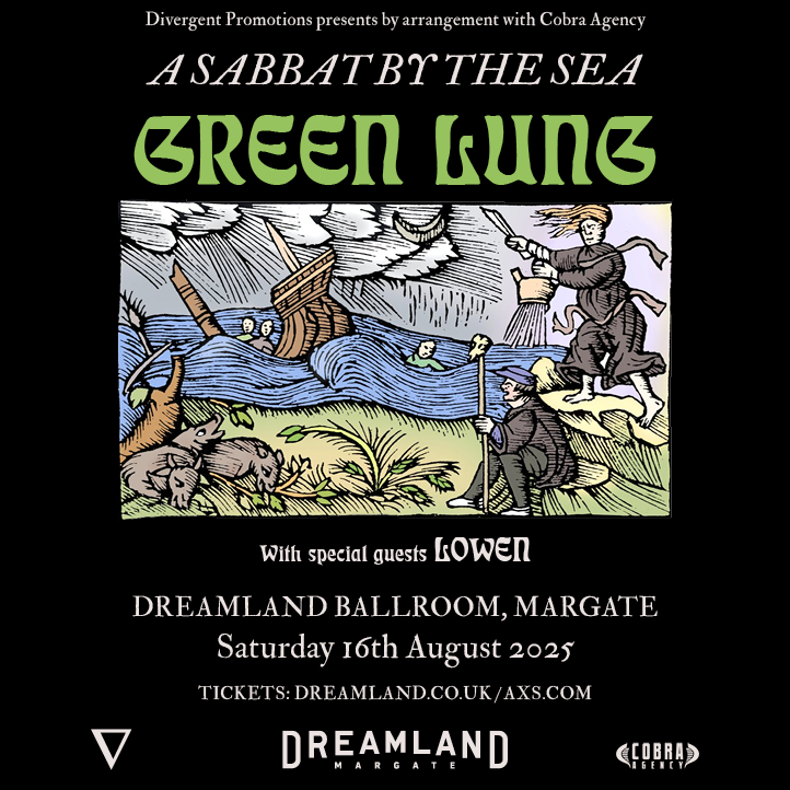 Dreamland Margate (@dreamlandmarg) on Twitter photo Just Announced π₯UK Pagan Doom rockers <a href="/greenlungband/">GREEN LUNG</a> are heading to our Ballroom on August 16th for a special show π€© This is not one to miss π Grab your tickets now bit.ly/4llI0Nv Just Announced π₯UK Pagan Doom rockers <a href="/greenlungband/">GREEN LUNG</a> are heading to our Ballroom on August 16th for a special show π€© This is not one to miss π Grab your tickets now bit.ly/4llI0Nv