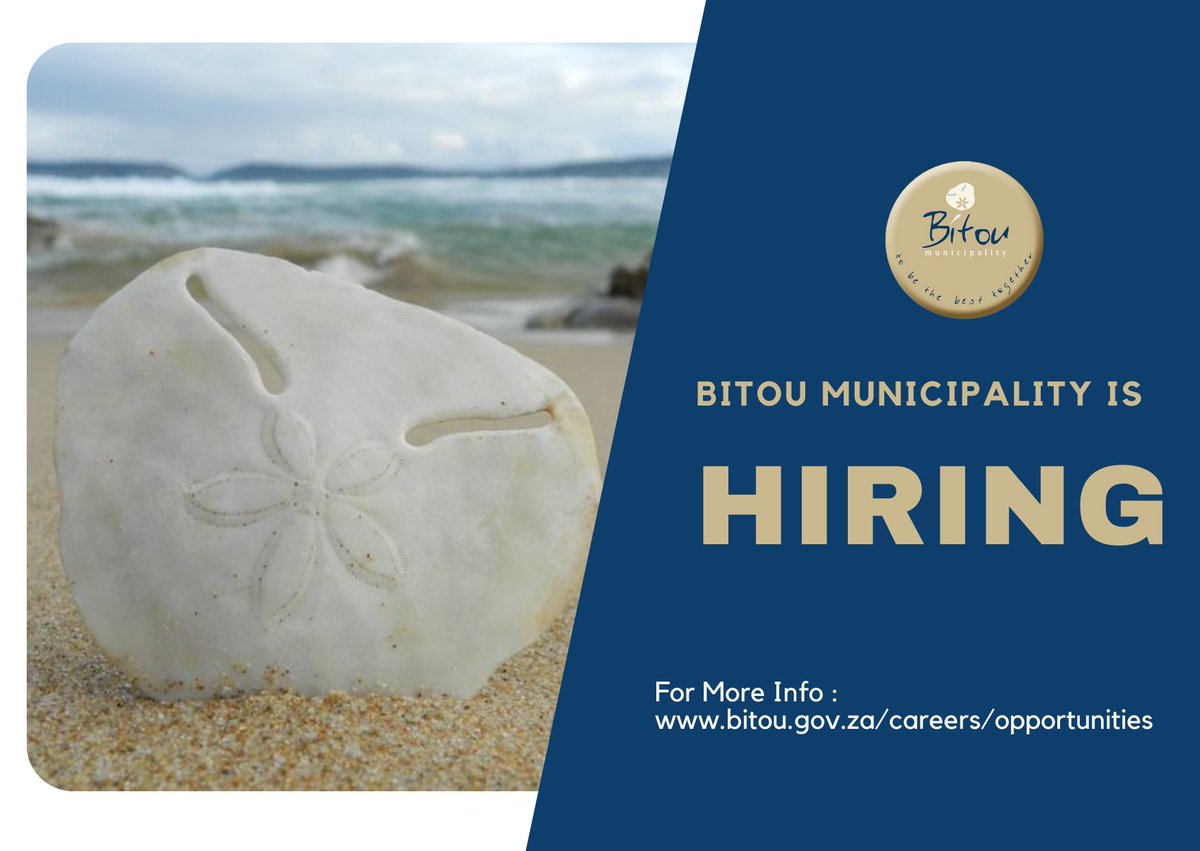 bitou_muni's tweet image. WE ARE HIRING | ASSISTANT TOWN PLANNER

Closing Date: 08 JULY 2025 

Notice 229 of 2025_ Assistant Town Planner: R 339 214.44 – R 440 333.39 + MUNICIPAL BENEFITS

More Info: bitou.gov.za/node/2319

#BitouJobs 
#Bitou 
#BitouUpdates