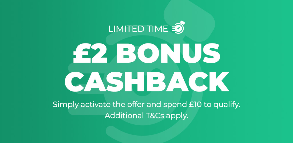 🚨 £2 bonus cashback 🚨 Today only! 

Follow these simple steps to grab your bonus:

✅ Activate your bonus via this link 👉 ow.ly/Kyxt50WfYBu

🛍️ Spend £10+ with ANY retailer

💸 Watch your £2 bonus track in line with your purchase

T&amp;Cs apply. Offer ends 27/06 at 23:59 ⌛