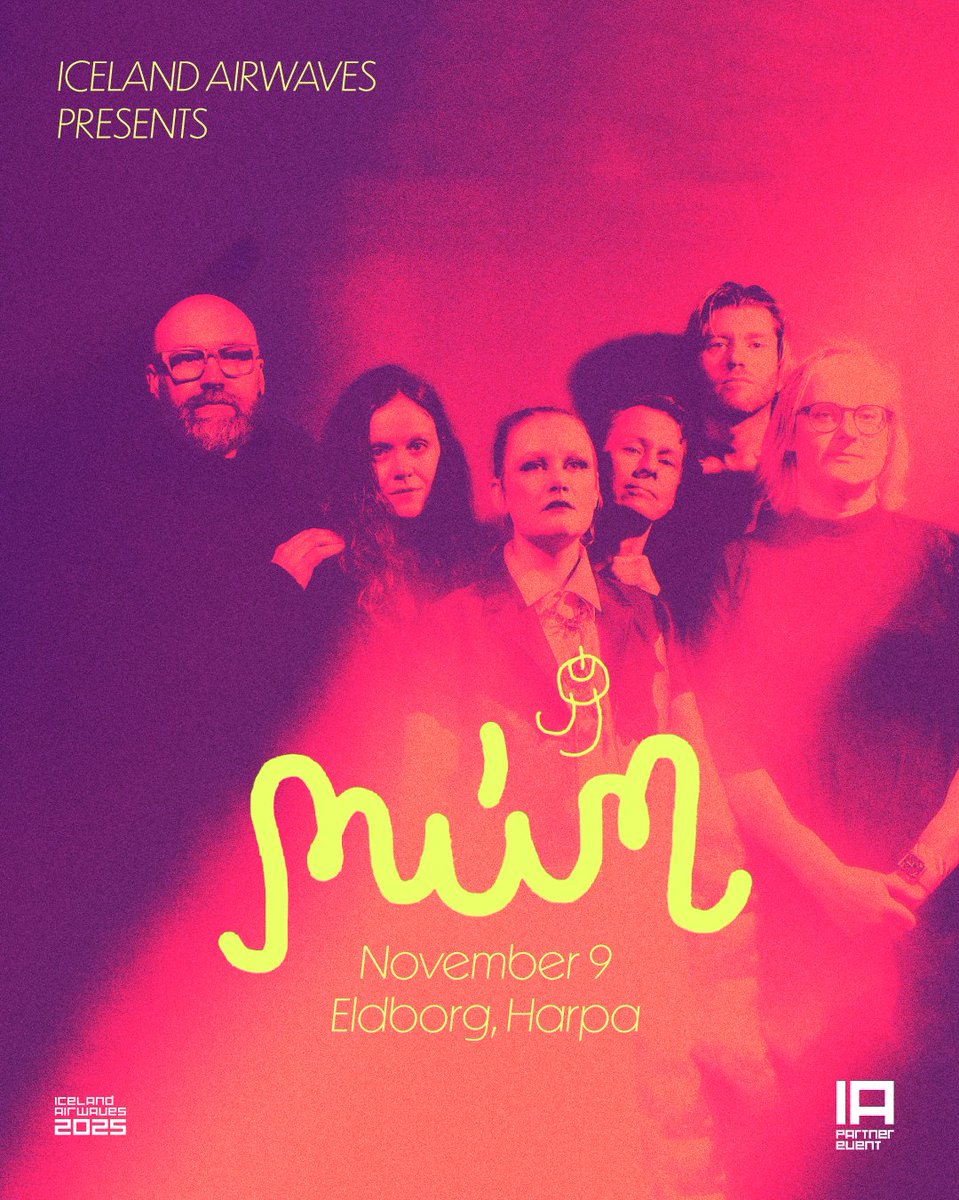 Well hello there, it's 9:00 AM GMT and you know what that means? Tickets for múm at Harpa  (IA25 Partner Event) are now available! 🤩

Go get them! 🔥

🔗 icelandairwaves.is/special-mum/