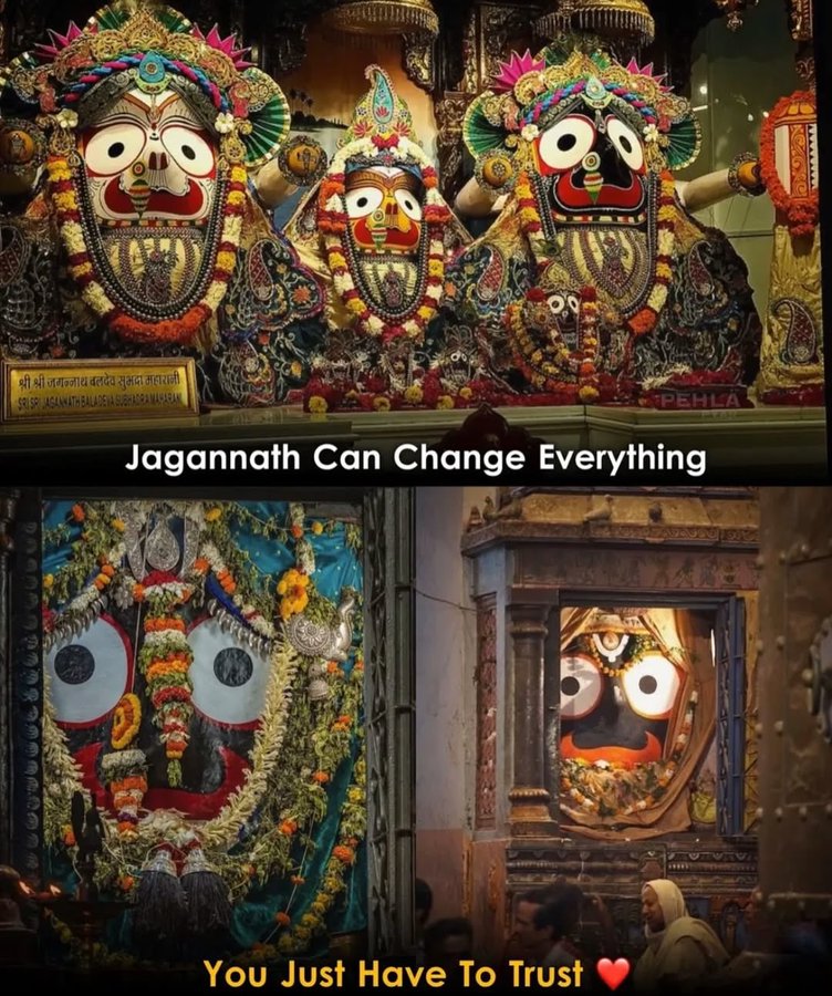 sneha_073's tweet image. Jai jagannath 🙏❤️
#RathYatra2025