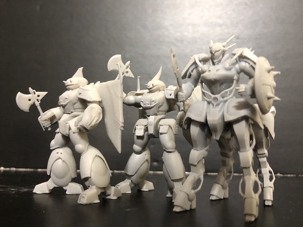 PiyoPiyojedi's tweet image. WF夏 リ・チョイス 卓番/6-04-13
1/200ガリアンセット
4種の機甲兵のセットです。
よろしくお願いします。
サンプルは塗装中!
#機甲界ガリアン #ガリアン
#サンライズ
#WF #WF2025S #WF2025夏
#ワンフェス