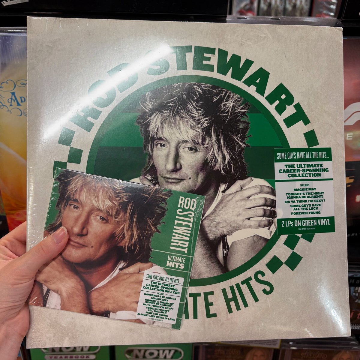 🎵 NEW MUSIC 🎵

Rod Stewart is back with Ultimate Hits! 🥳

Available on CD, 2CD, #hmvExclusive green vinyl, and Blu-Ray!

#rodstewart #newmusicfriday