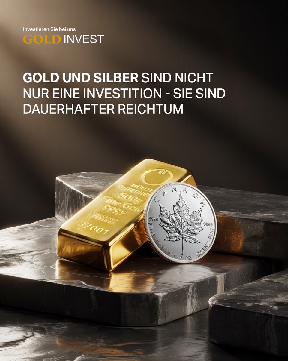 Wahrer Reichtum ist nicht digital - er ist greifbar, zeitlos und übertragbar.
Gold und Silber sind mehr als Marktwerte. Sie sind echte Werte, die Sie halten, aufbewahren und weitergeben können.