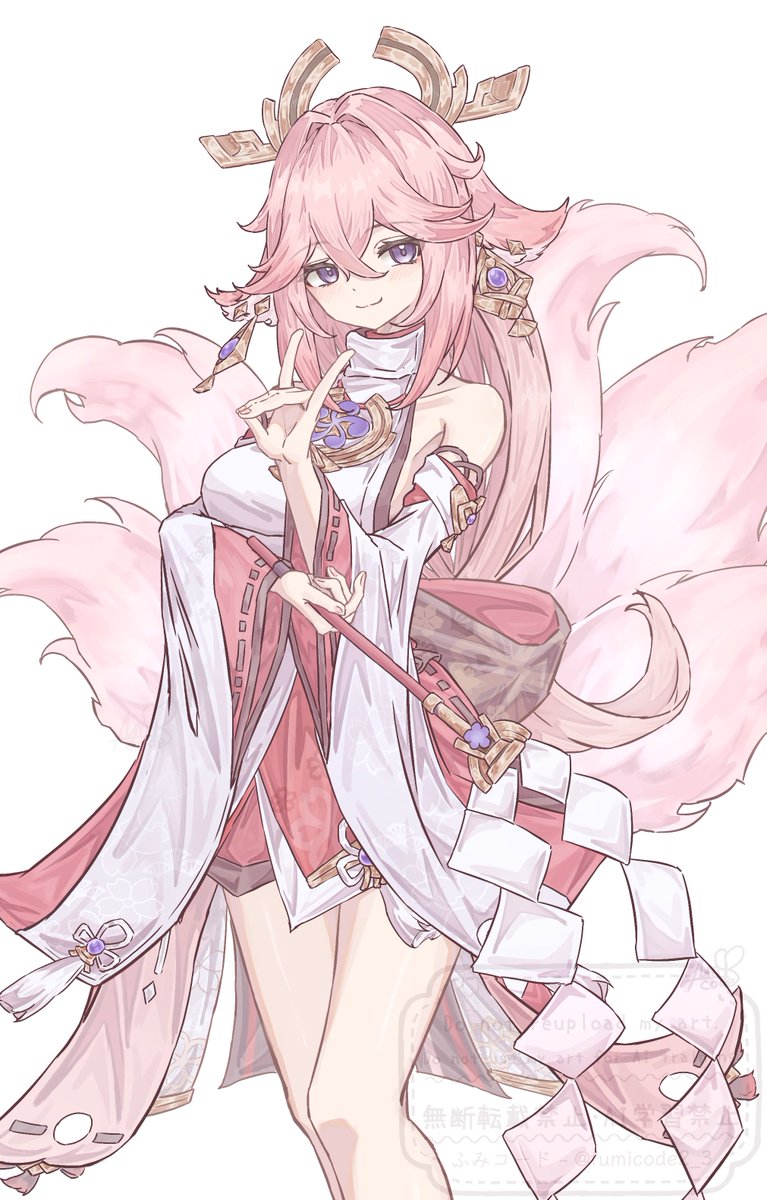 八重神子さん誕生日おめでとう!!!🎉🌸
#八重神子生誕祭2025 #YaeMiko