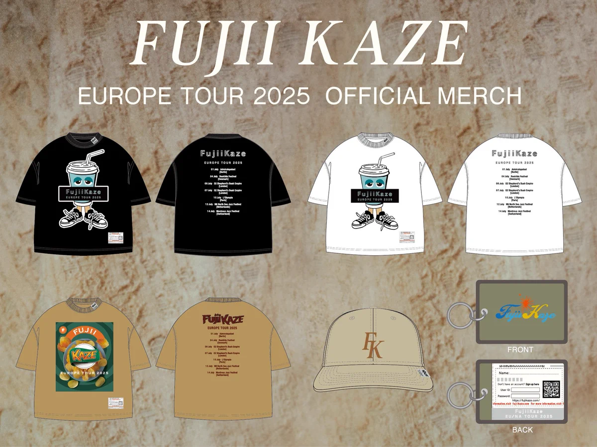 藤井風 fujiikaze EUROPE TOUR 2025 TシャツLホワイト GucEpfYacAAq3_F?format=webp&