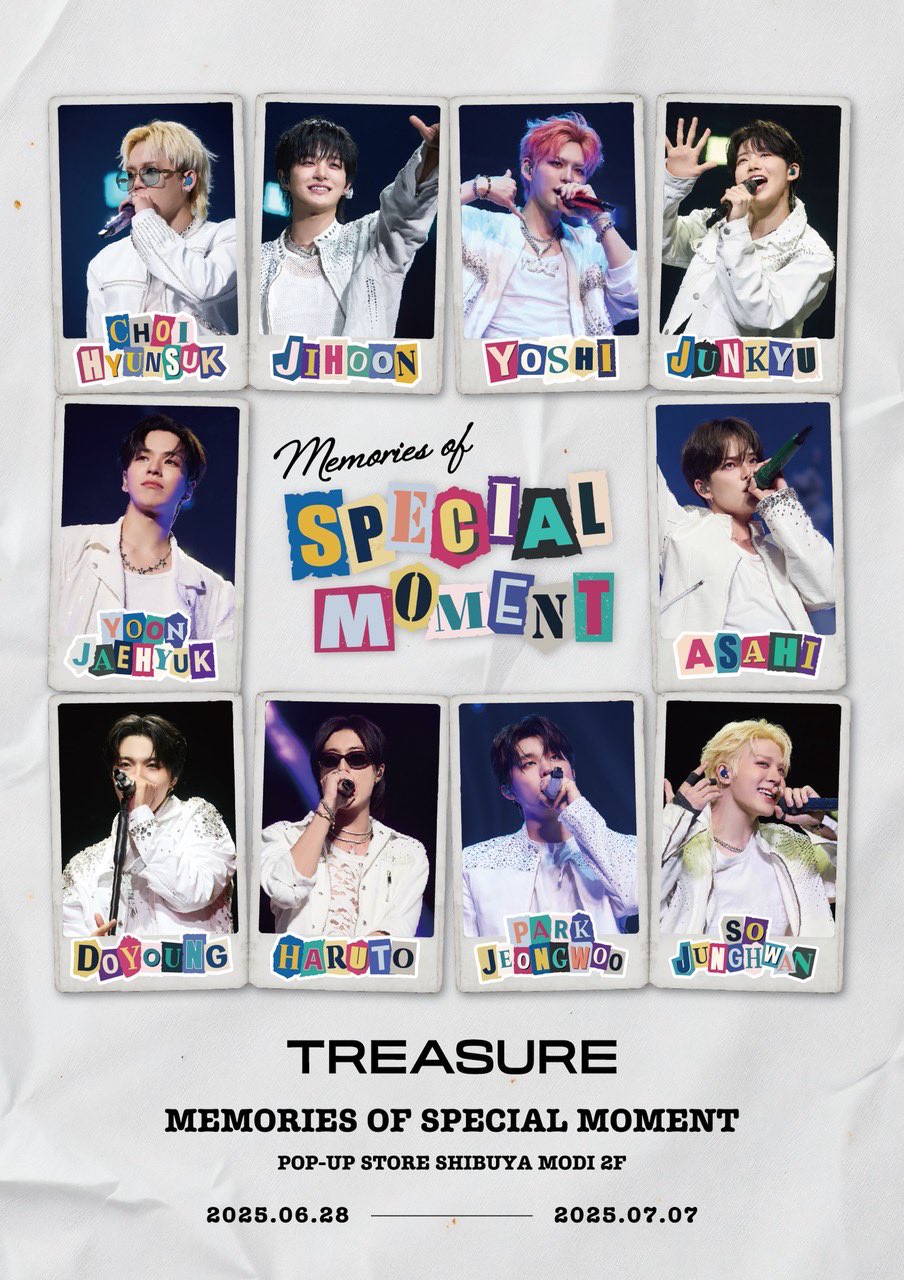 treasure ジョンウ　MD　ポップアップ ニュース ｜ TREASURE GLOBAL OFFICIAL FANCLUB TREASURE MAKER