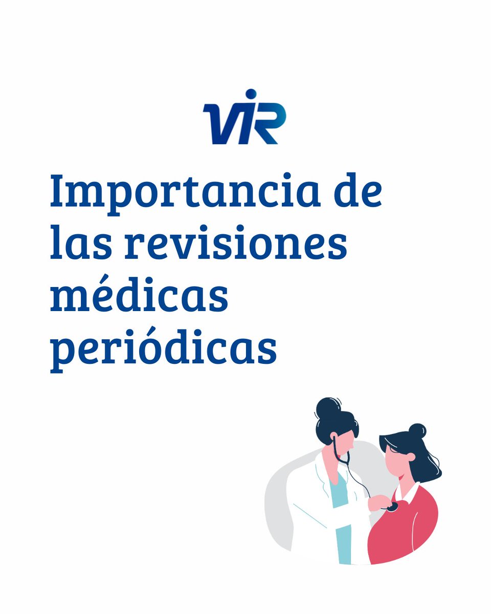 🩺 Las revisiones médicas periódicas son clave para detectar problemas a tiempo y cuidar tu salud. Consulta con tu médico qué pruebas necesitas según tu edad y estilo de vida. 💙

#LaboratoriosVIR