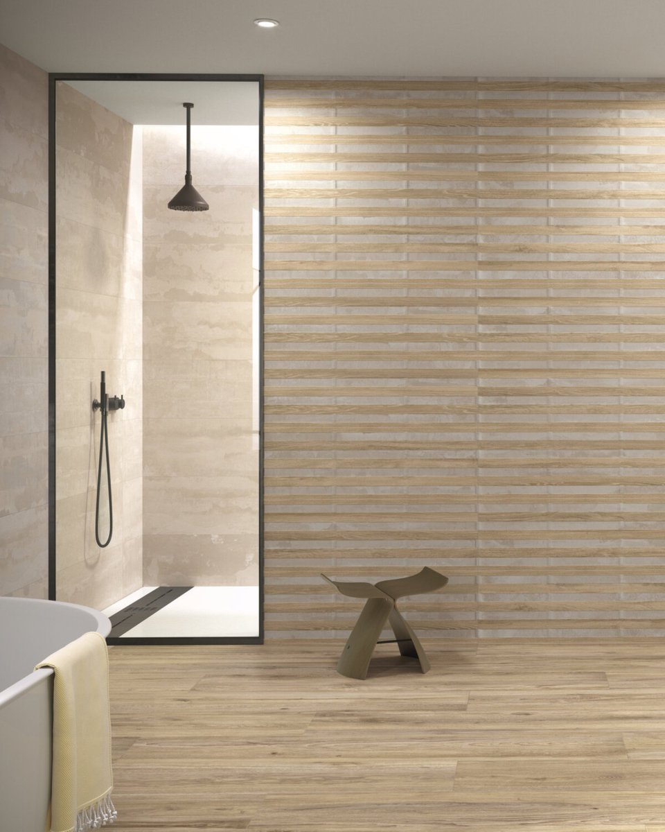 𝐇𝐨𝐬𝐬, versatility through modernity

Hoss pays tribute to modern architecture and explores the full potential of porcelain. It features multiple formats, a carefully curated color palette, and a soft relief, which combines the rawness of cement with the warmth of wood.