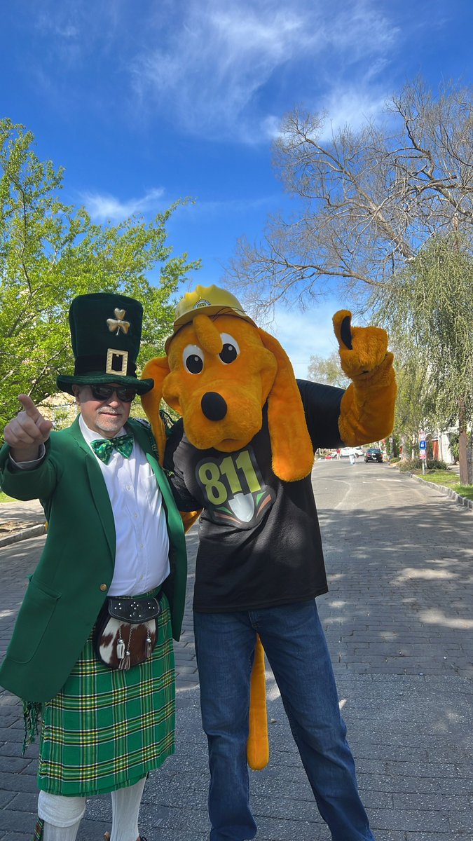 Watch Digger Dog and Ms. Maria on Facebook live at the 200th Annual St. Patrick's Day Parade in Savannah, GA!