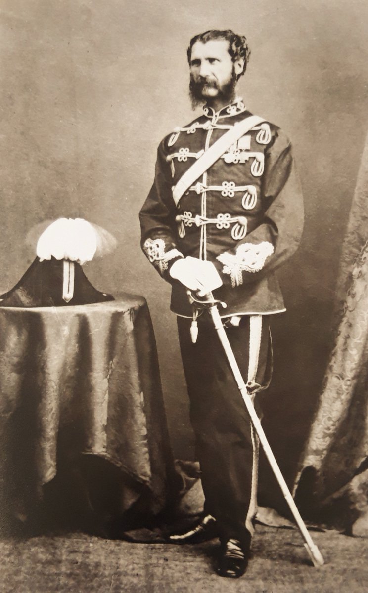 HLHArchives's tweet image. Copy of photograph of Colonel Hugh Stewart Cochrane VC. Cochrane was born in Fort William in 1829, and recieved the Victoria Cross medal for his actions during the Indian Mutiny of 1857. He died in Southsea, Portsmouth, and is buried there.
(L/D37/2/1)
#lochaber #archives #HLH