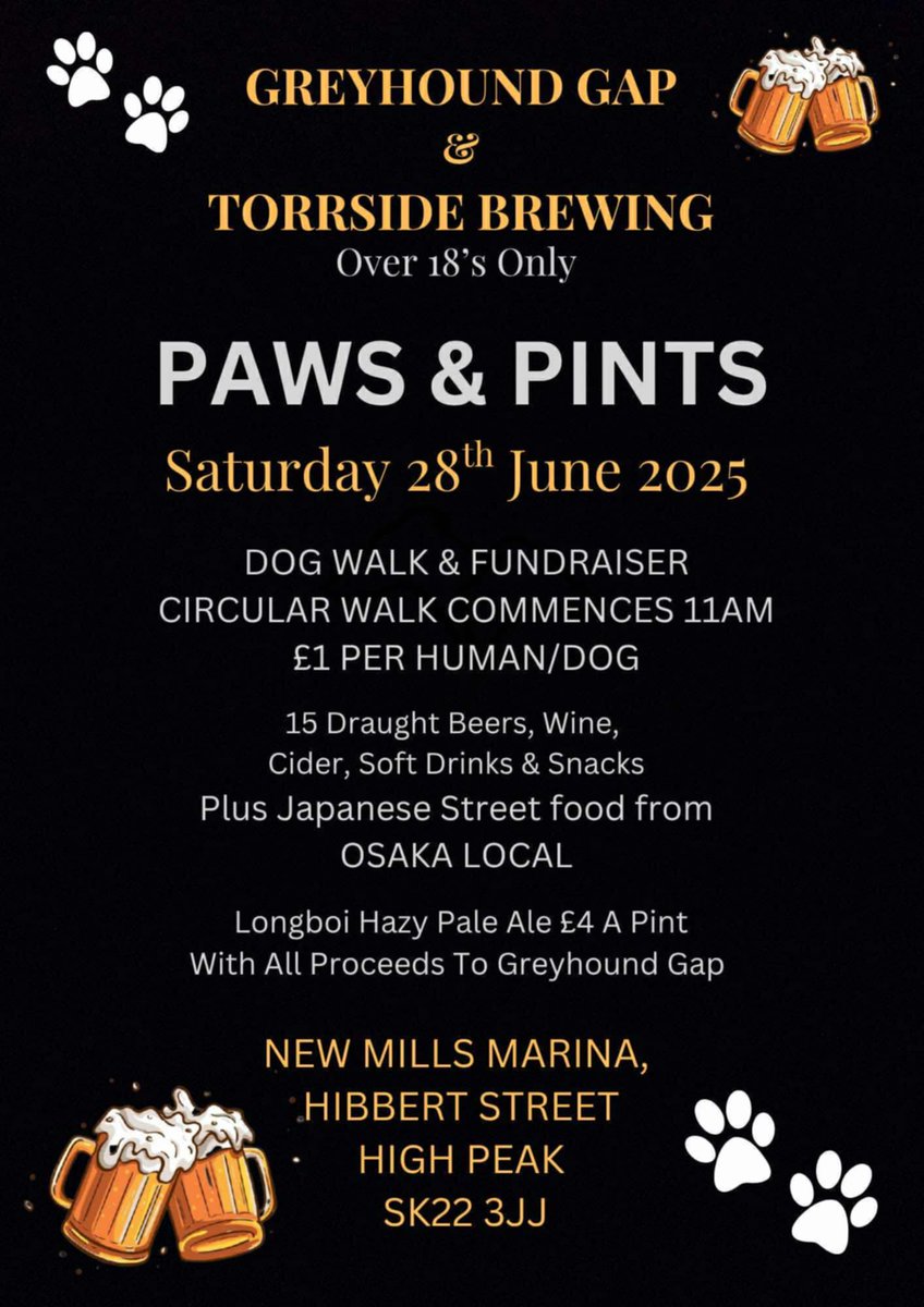 Torrside Brewing (@torrside) on Twitter photo Today and tomorrow π
πΊJune Brewery TapπΊ
27-28th June
β 4-9pm Friday, 12-8pm Saturday
πΊ 16 beers on draught
π· Cider, wine, prosecco, AF beers, soft drinks
π Food from <a href="/osakalocal/">OSAKA LOCAL ε€§ιͺγγΌγ«γ«</a>
π Over 18s only
πΎ Well-behaved dogs welcome Today and tomorrow π
πΊJune Brewery TapπΊ
27-28th June
β 4-9pm Friday, 12-8pm Saturday
πΊ 16 beers on draught
π· Cider, wine, prosecco, AF beers, soft drinks
π Food from <a href="/osakalocal/">OSAKA LOCAL ε€§ιͺγγΌγ«γ«</a>
π Over 18s only
πΎ Well-behaved dogs welcome