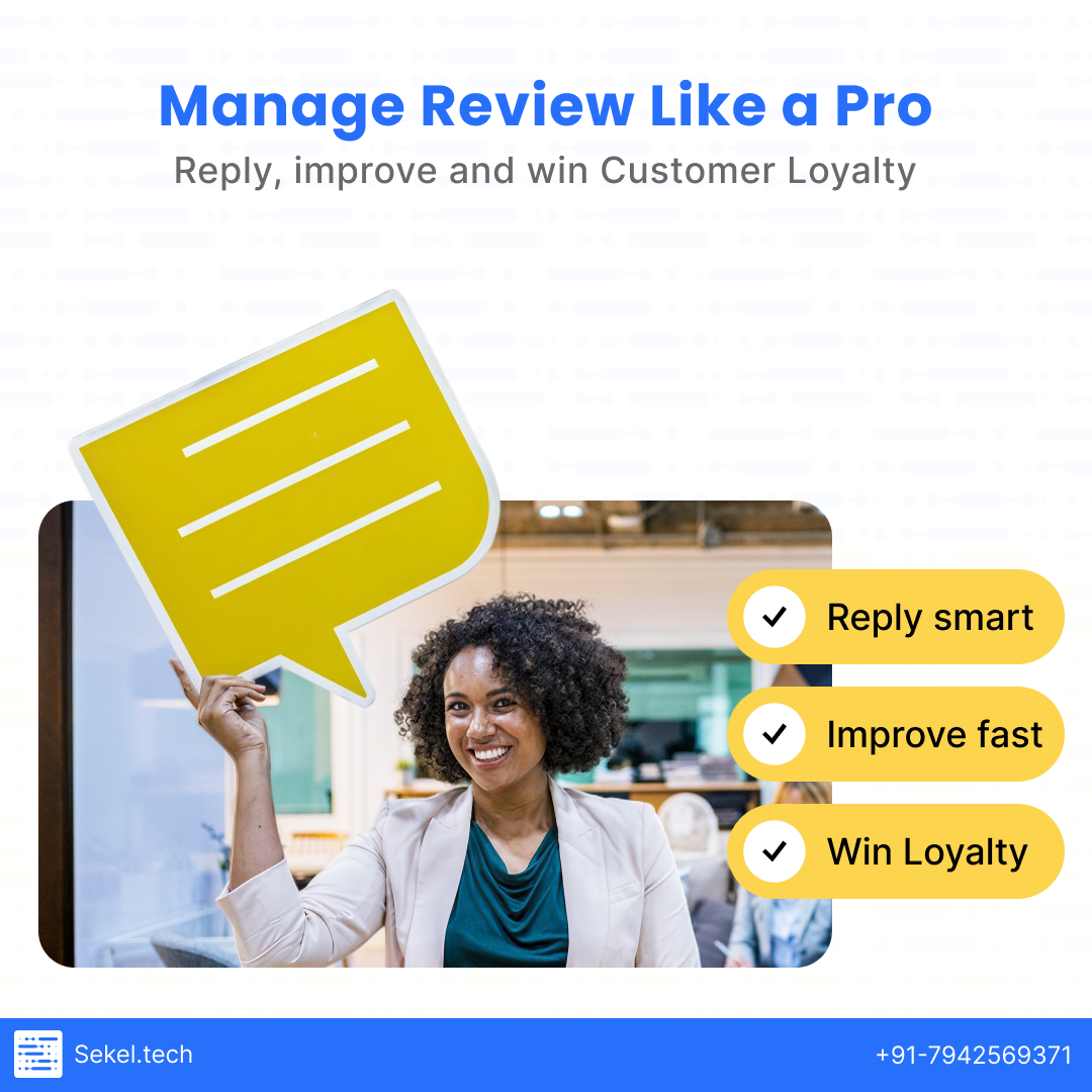 SekelTech's tweet image. Reviews shape perceptions. Sekel Tech helps you manage, respond, and improve - turning feedback into growth. It&apos;s time to build loyalty through smarter engagement.

#sekeltech #retailtools #reviewmanagement #customertrust #smartretail