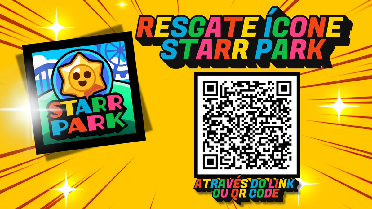 🎡 ÍCONE STARR PARK GRÁTIS 🎡

Resgate através do Link Abaixo Ou Escaneando O QR Code!

➡️ link.brawlstars.com/?action=vouche…

#BrawlStars #StarrPark #GiftedBySupercell
