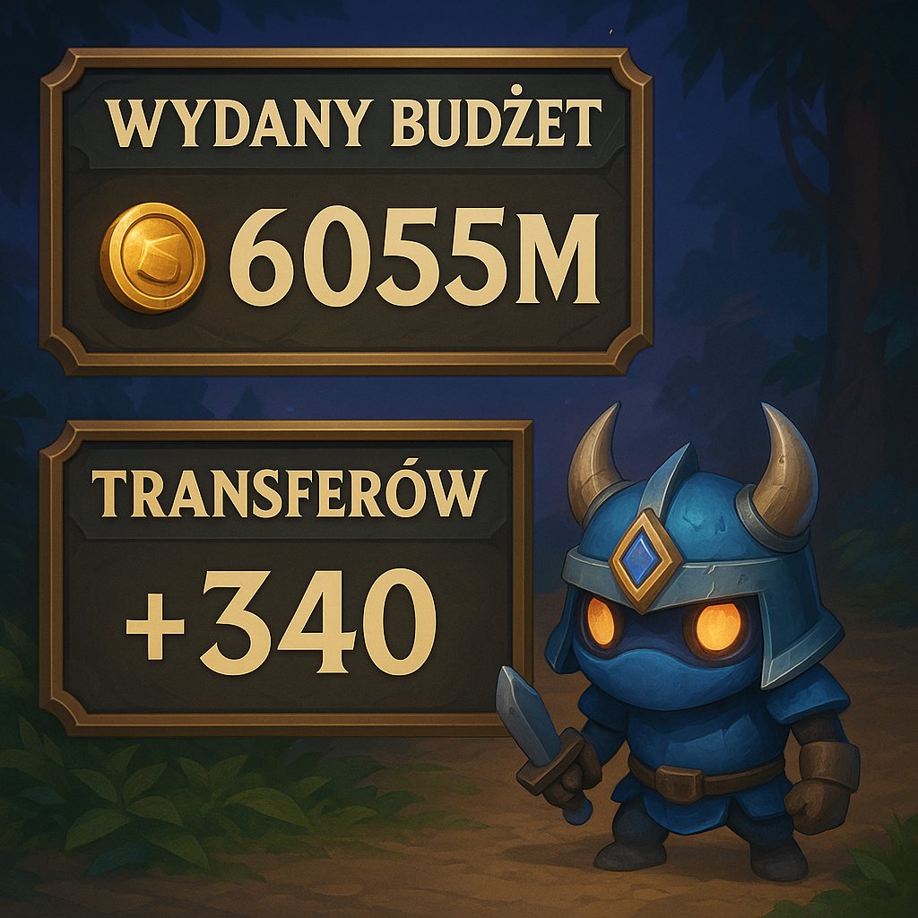 Pierwsza analiza rynku #FantasyLeague robi wrażenie! 📈

✅ 340+ zakontraktowanych graczy
✅ 6055M zainwestowanego budżetu

Widać, że macie nosa do transferów! 🧐

Jesteśmy mega ciekawi Waszych strategii. Podzielcie się nimi, wrzucając screena ze swoim składem!

#NexusRank