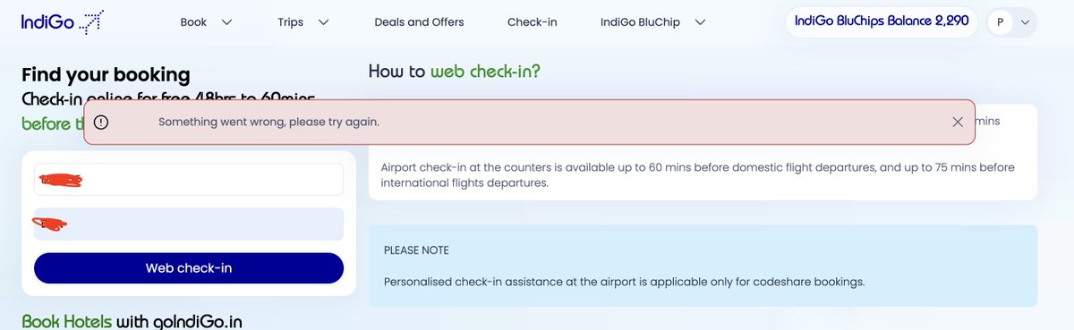 psdixit09's tweet photo. I was charged 550 for a seat via your call centre for checking in ( it was much lesser when i tried to do the same via app -- but while checking in the app logged me out and never was able to log me in. even the website was non responsive -- So much time and energy wasted because your tech is absolute crap and outdated and your tech team is full of absolute morons!