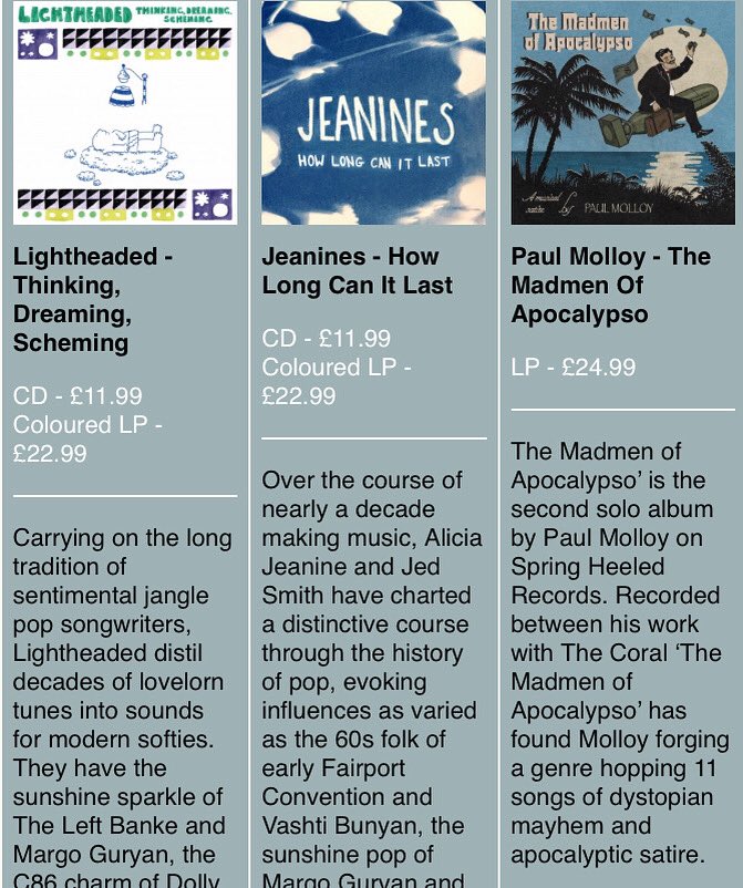 Paul Molloy (@paul__molloy) on Twitter photo Thanks to <a href="/PiccadillyRecs/">Piccadilly Records</a> in Manchester for including my album in their โTop Picksโ. Limited vinyl copies of the album are available in store. Thanks to <a href="/PiccadillyRecs/">Piccadilly Records</a> in Manchester for including my album in their โTop Picksโ. Limited vinyl copies of the album are available in store.