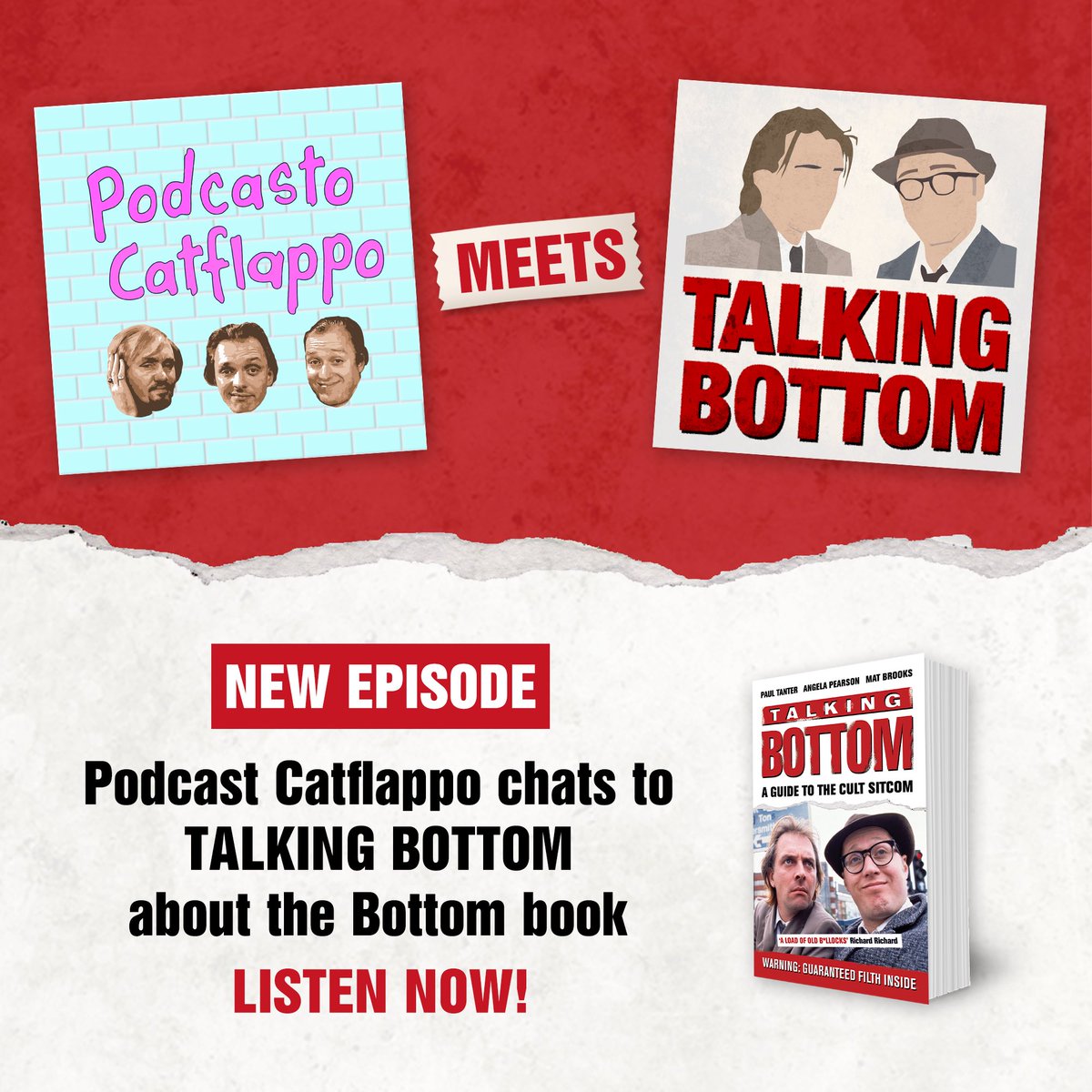 Talking Bottom (@talkingbottom) on Twitter photo “That was quite a LOCK IN, wasn’t it??” Our great mate Jeffers <a href="/PodCatflappo/">Podcasto Catflappo</a> interviewed us about the writing process behind ‘Talking Bottom: A Guide to the Cult Sitcom’ and what Bottom fans can expect to uncover Book out NEXT WEEK on 3 July! iTunes: shorturl.at/trMbj “That was quite a LOCK IN, wasn’t it??” Our great mate Jeffers <a href="/PodCatflappo/">Podcasto Catflappo</a> interviewed us about the writing process behind ‘Talking Bottom: A Guide to the Cult Sitcom’ and what Bottom fans can expect to uncover Book out NEXT WEEK on 3 July! iTunes: shorturl.at/trMbj