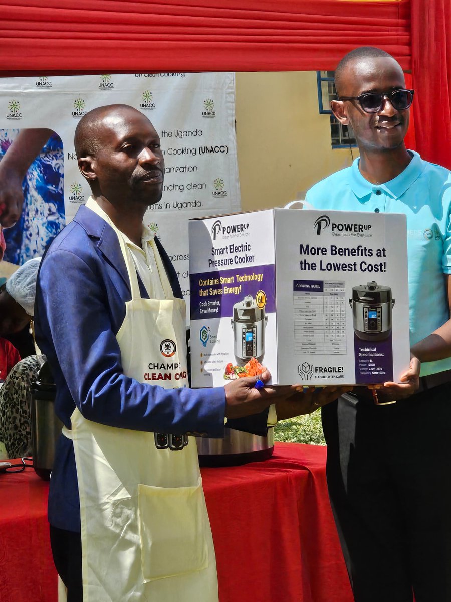 NREP_Uganda's tweet photo. 3/3
Dr. @pnduhuura at #MasindiCleanCooking: NREP, with @MEMD_Uganda, introduced EPCs, named ‘Sepuliya Ey’amasanyalazi’ in Runyoro. Live demos by Rev. Lydia, Mr. Sserunkuuma, & Mrs. Isingoma!
#SustainableEnergy https://t.co/rqw4uen5M2