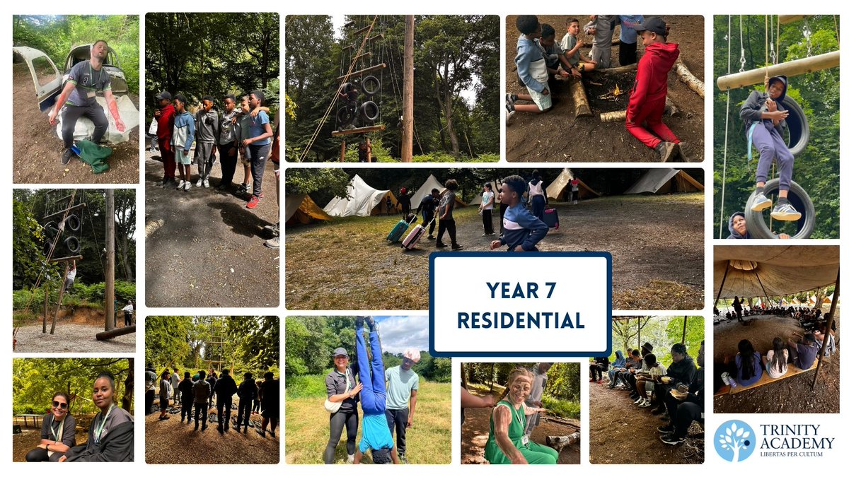 Our amazing Year 7s had an unforgettable time at Cuffley Camp (23–25 June)! 🧗🔥🌲

Students challenged themselves, bonded as a year group, and lived out our values: knowledge, aspiration, respect.

#TrinityAcademyBrixton #CuffleyCamp #OutdoorLearning #WhyTrinity #TeamTrinity