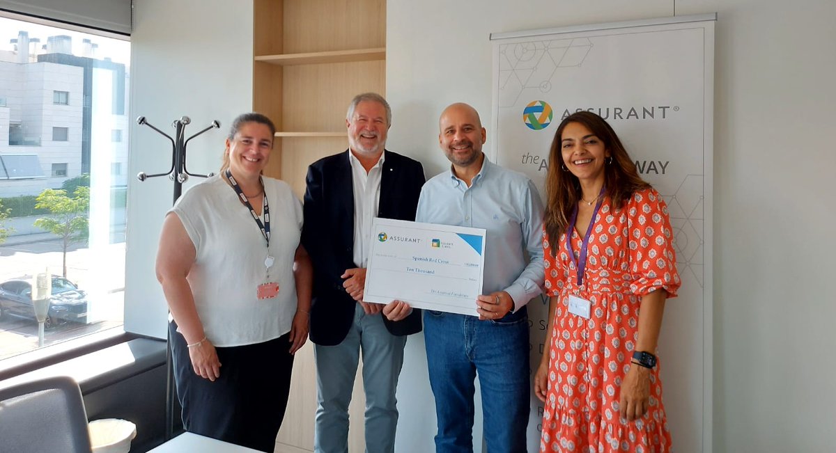 Representantes de ASSURANT han recibido a Cruz Roja para comunicar una donación de 10.000 $ de la Fundación Assurant
Esta contribución apoyará la recuperación tras las inundaciones que afectaron a España a principios de este año.
#assurant #cruzrojapozuelo #cruzrojaemergencias