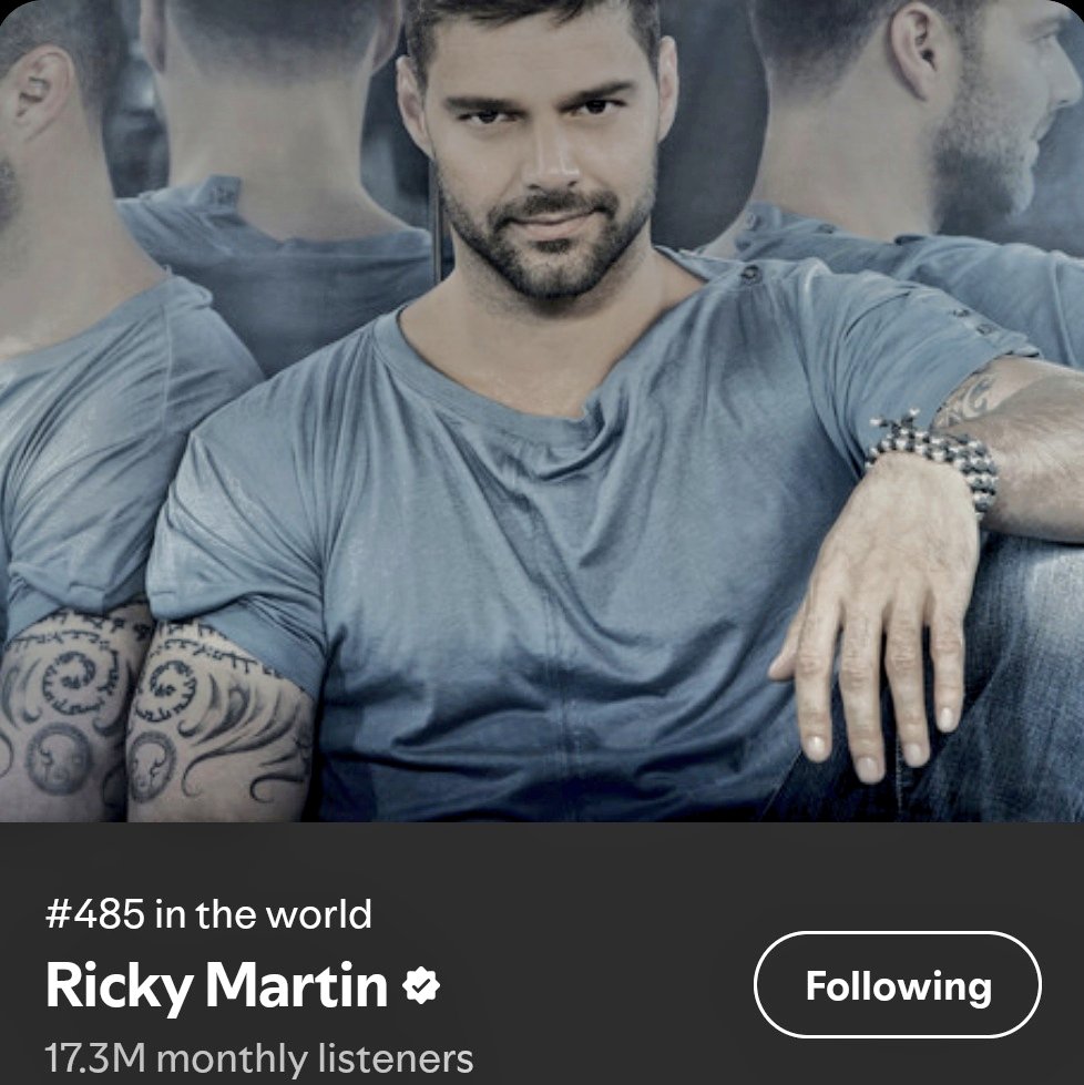 Ricky Martin Charts tweet media