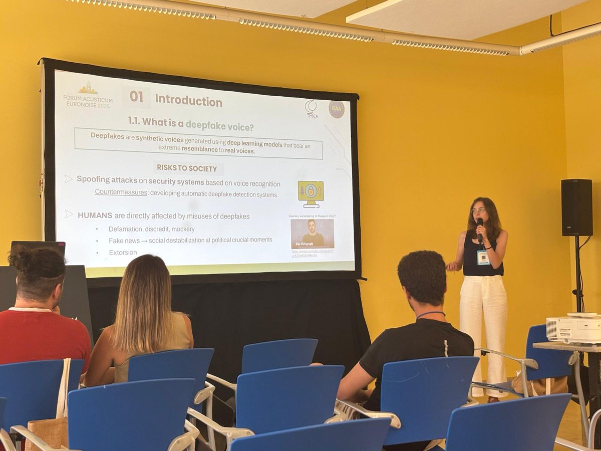 Laboratorio de Fonética del CSIC (@defonetica) on Twitter photo Our lab attended and presented at the Forum Acusticum Euronoise 2025 (<a href="/FAeuronoise2025/">Forum Acusticum / Euronoise 2025</a>) in Málaga this week. Our lab attended and presented at the Forum Acusticum Euronoise 2025 (<a href="/FAeuronoise2025/">Forum Acusticum / Euronoise 2025</a>) in Málaga this week.