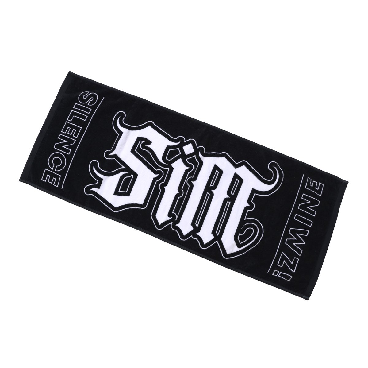 NEW MERCH⑤】 ブラックレターLOGO フェイスタオル #SiM