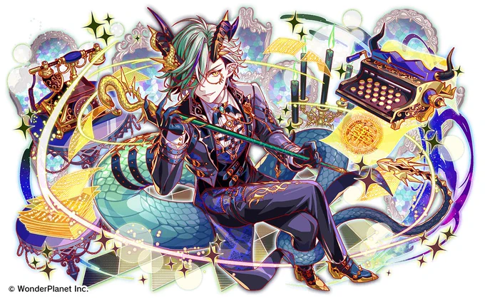【お仕事告知】ワンダープラネット株式会社様『クラッシュフィーバー』にて「海悠の梦幻島 アトランティス」「評改の懇親魔 アンドロマリウス」を描かせて頂きました!よろしくお願いいたします! #クラフィ